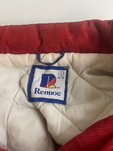 Vintage Riverside Cleansers Little League Corduroy Bomber Jacket Small 1989 80s