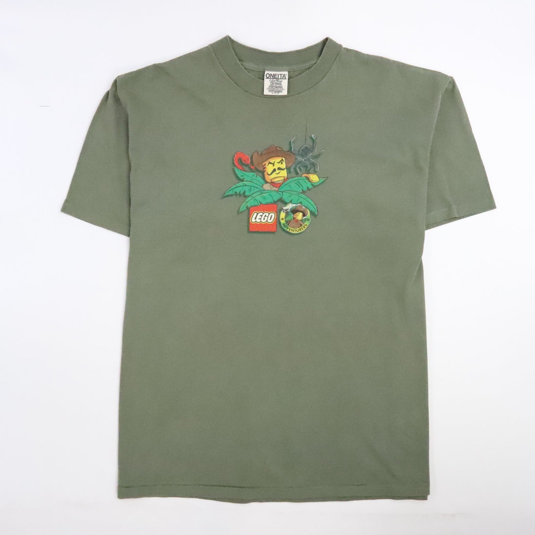 Vintage Lego Jungle Adventures With Johnny Thunder T-Shirt Size XL Promo 90s