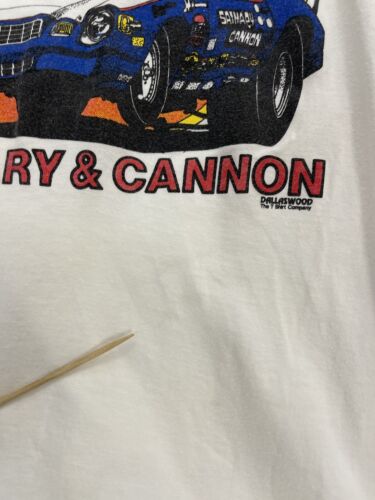 Vintage Tuff Rabbit Satmary and Cannon T-Shirt Size Small 80s 90s
