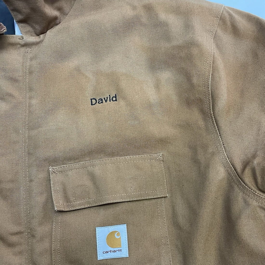 Vintage Carhartt Canvas Arctic Work Jacket Size 56 Brown