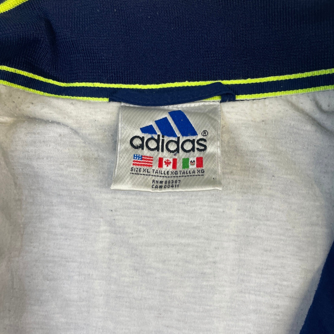 Vintage Adidas Windbreaker Light Jacket Size XL