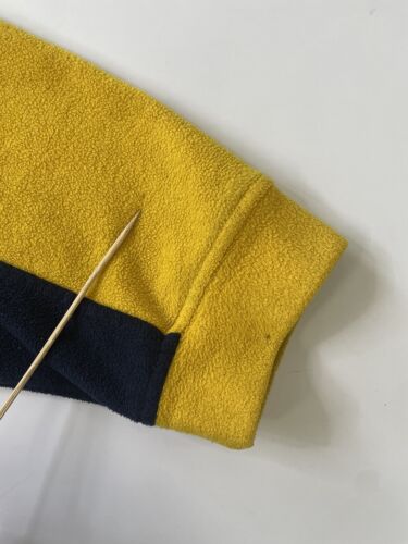 Vintage Tommy Hilfiger Fleece Jacket Size XL Yellow
