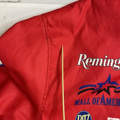 Budweiser King of Beers Racing Light Bomber Jacket Size Small Promo