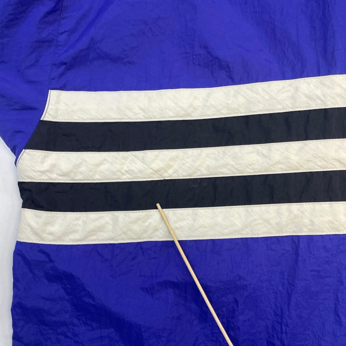 Vintage Adidas Pullover Windbreaker Light Jacket Size Large Blue