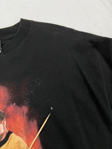 Vintage Star Trek Spock And Admiral Kirk T-Shirt Size XL TV Promo 1999 90s