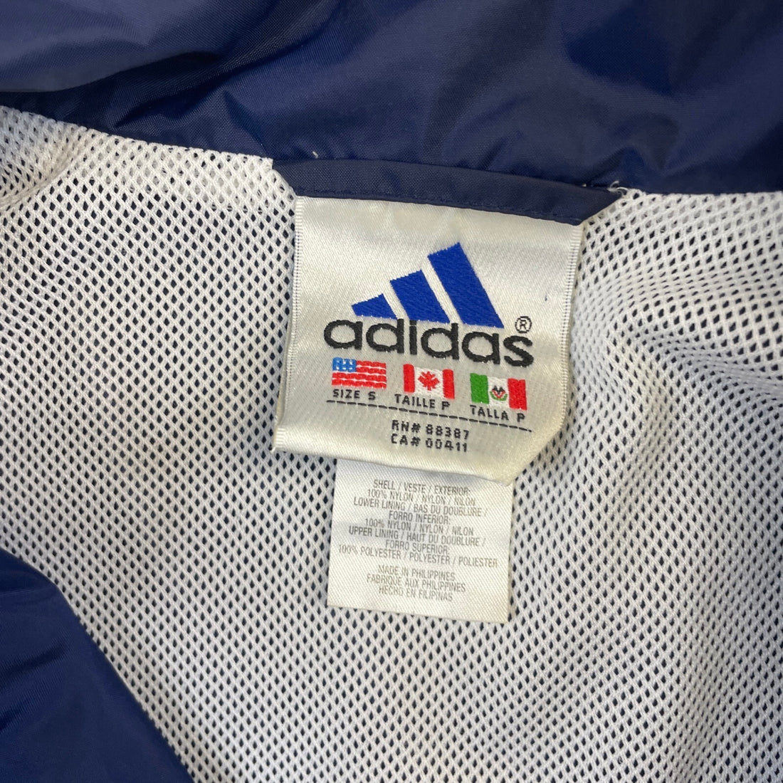 Vintage Adidas Windbreaker Light Jacket Size Small