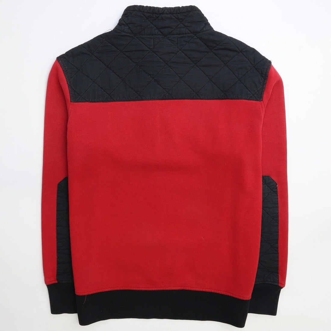 Vintage Polo Ralph Lauren Great Britain Flag 1/2 Zip Pullover Sweatshirt XL Red