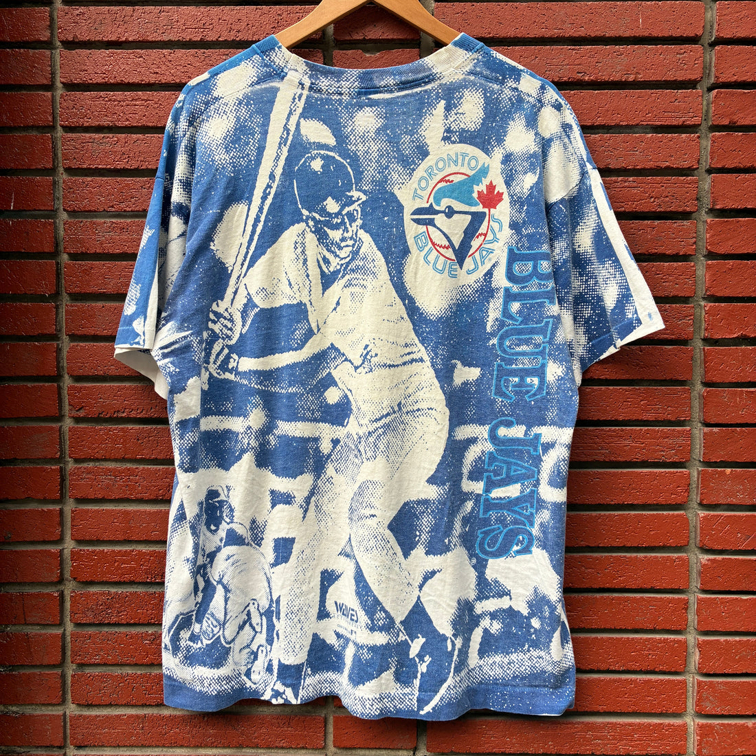 1991 Waves Toronto Blue Jays AOP T-Shirt L MLB