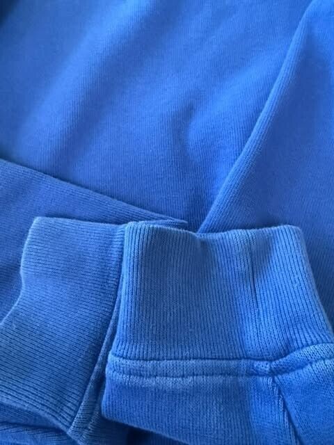 Vintage Polo Ralph Lauren Ski Big Pony 1/4 Zip Sweater Size Small Blue