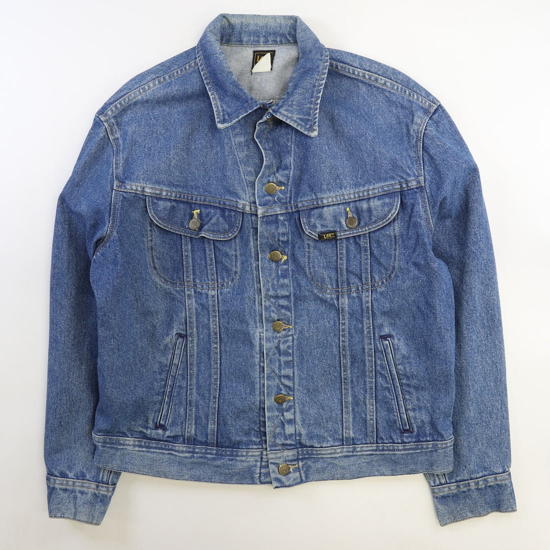 Vintage Lee PATD-153438 Denim Trucker Jacket Size 44 Reg