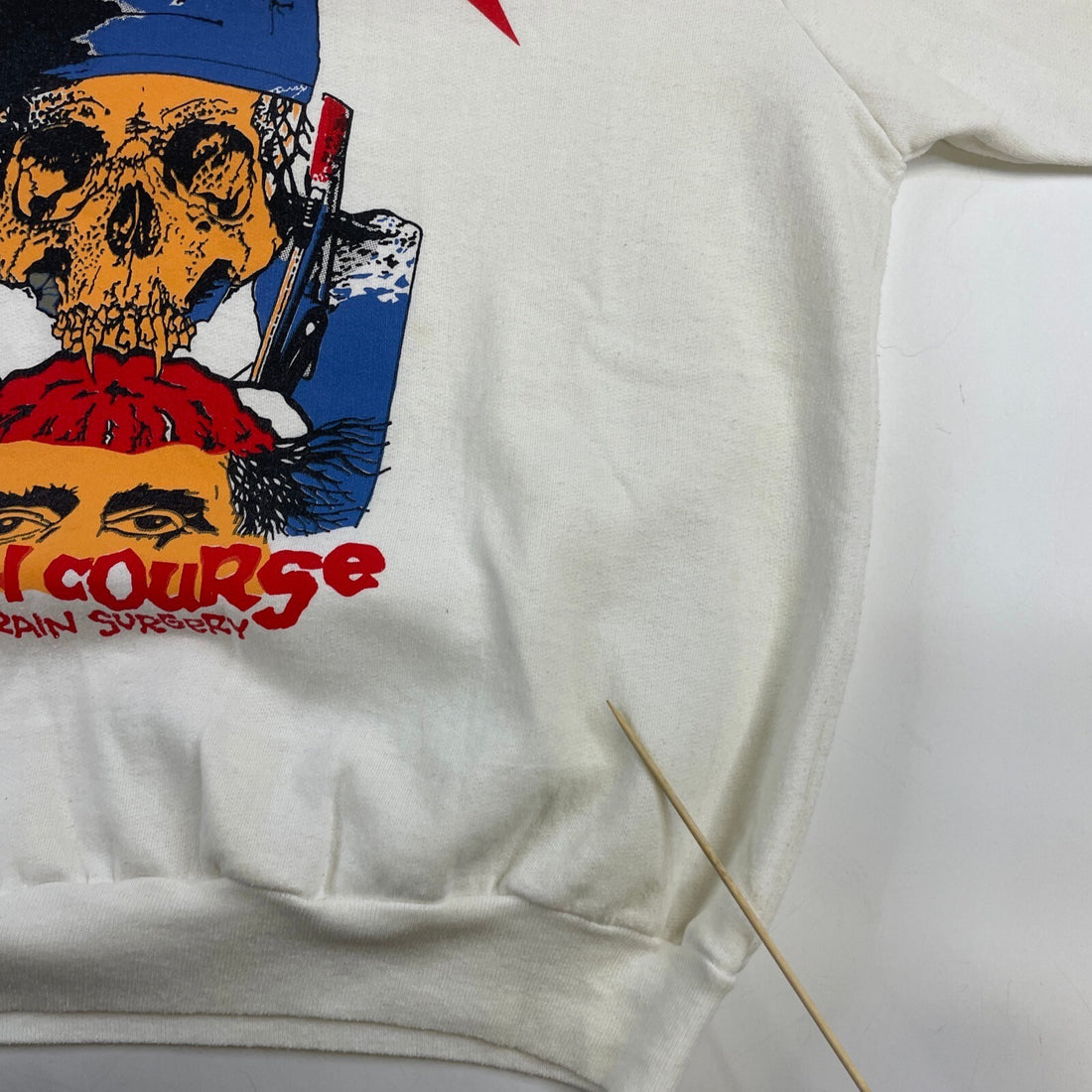 Vintage Metallica Crash Course In Brain Surgery Sweatshirt Medium Band 80s 90s