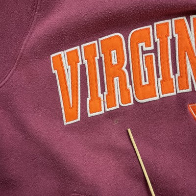 Virginia Tech Hokies Sweatshirt Hoodie Size Small NCAA