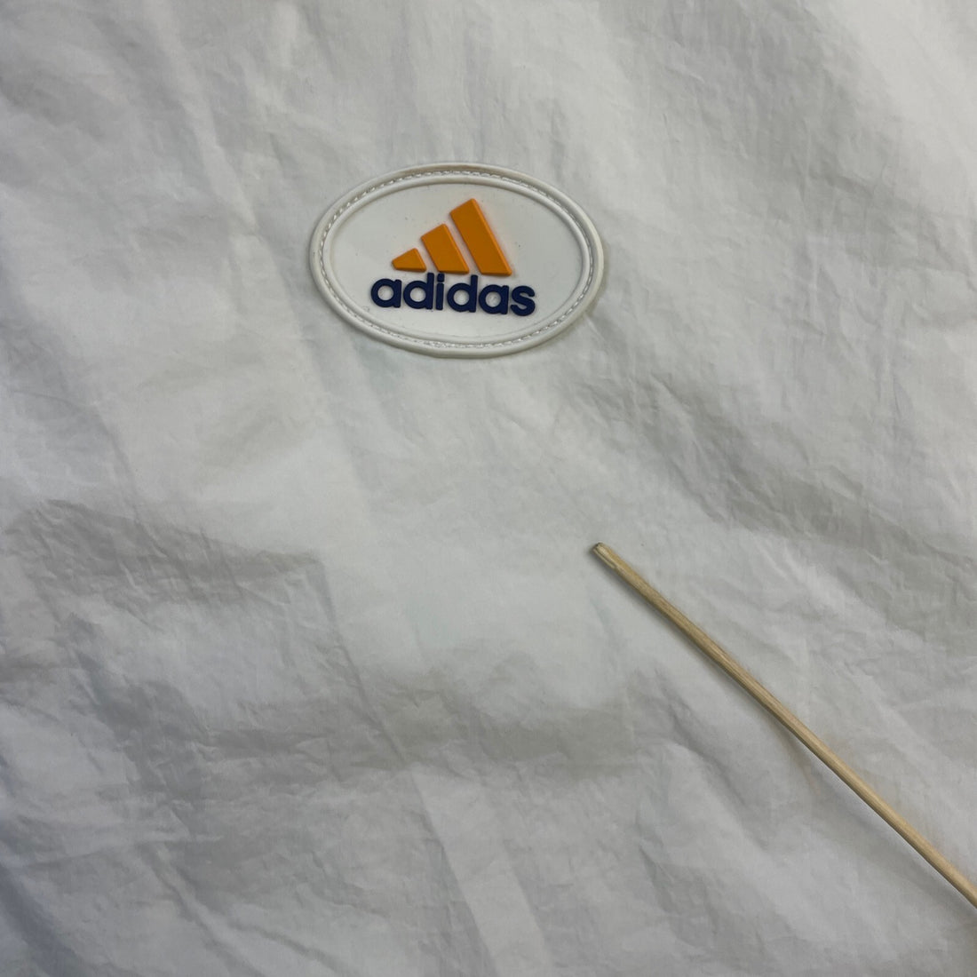 Vintage Adidas Windbreaker Light Jacket Size Large White