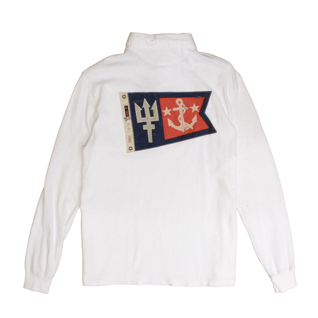 Vintage Polo Ralph Lauren Rescue Patrol Rugby Shirt Large Long Sleeve