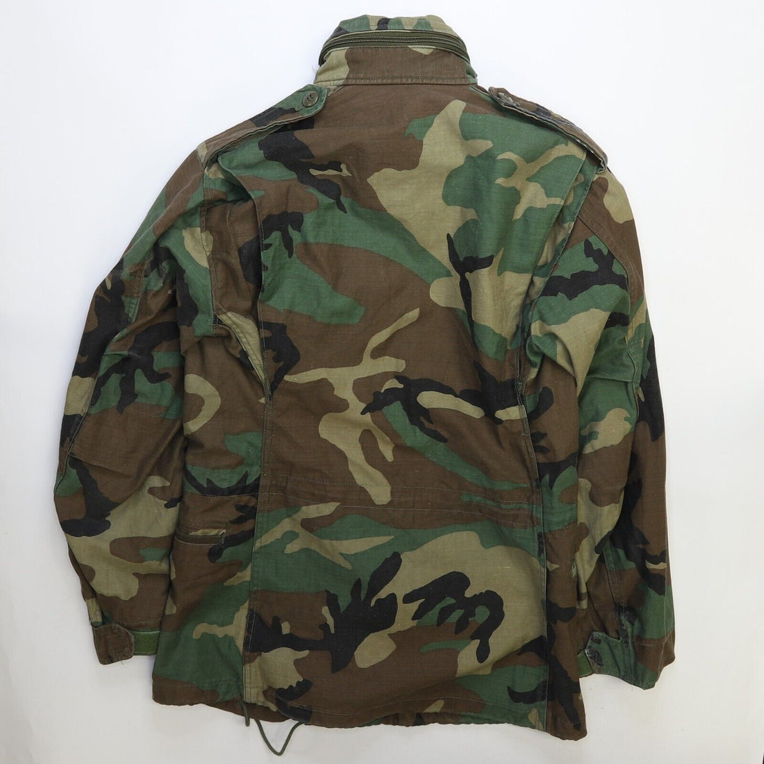 Vintage Military Army Camo Cold Weather Field Jacket Size XS Camouflage