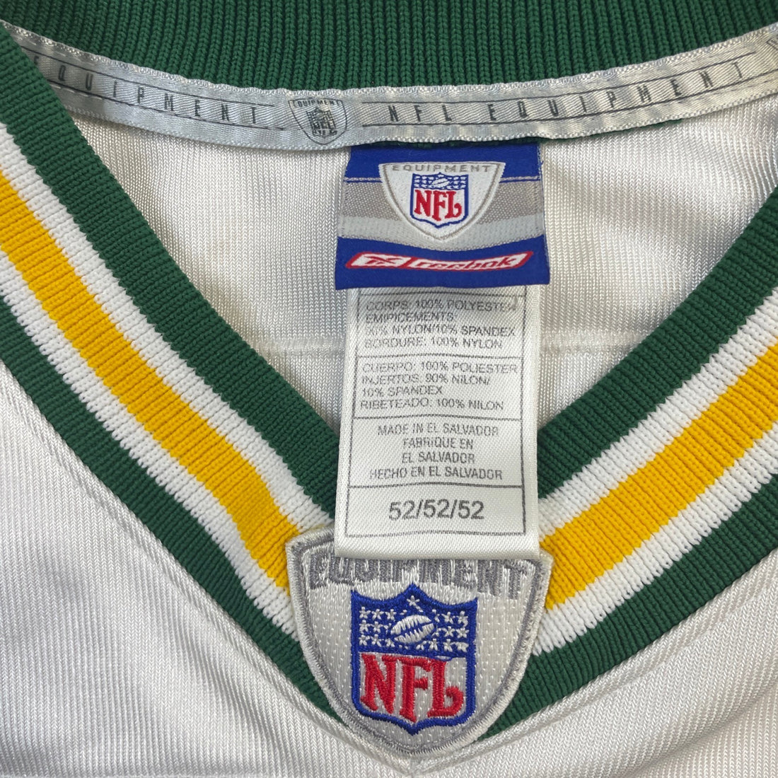 Vintage Green Bay Packers Darren Sharper Authentic Reebok Jersey Size 52 NFL