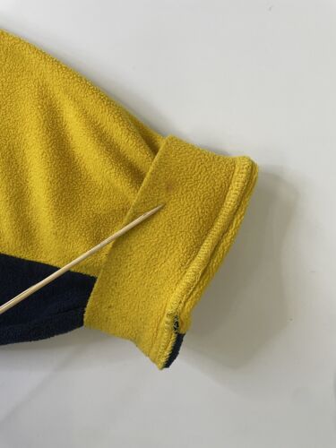 Vintage Tommy Hilfiger Fleece Jacket Size XL Yellow