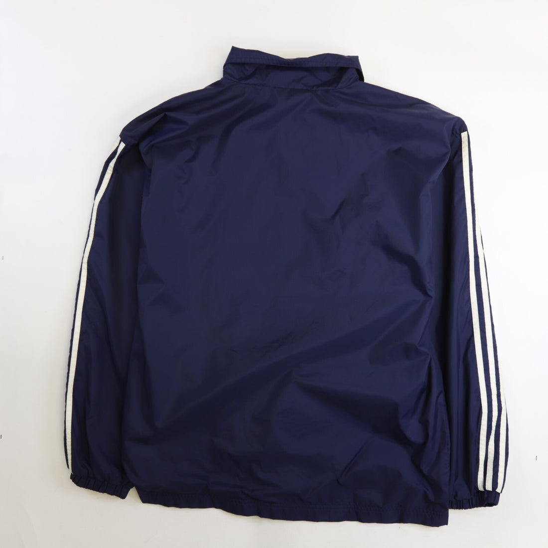 Vintage Adidas Windbreaker Light Jacket Size Medium Blue