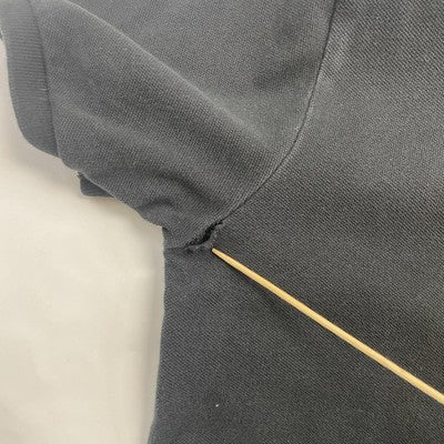 Vintage Polo Ralph Lauren Big Pony Rugby Shirt Size Medium Yellow Stripe