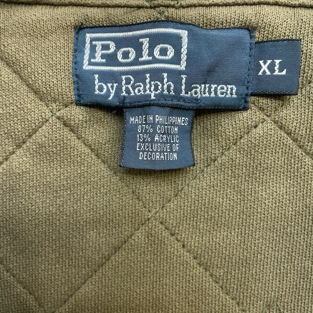 Vintage Polo Ralph Lauren Great Britain Flag 1/2 Zip Pullover Sweatshirt XL Red