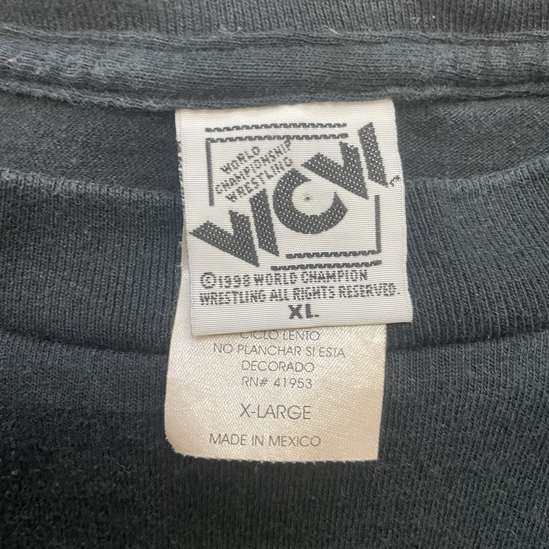 Vintage Sting WCW NWO Wrestling T-Shirt Size XL 1998 90s