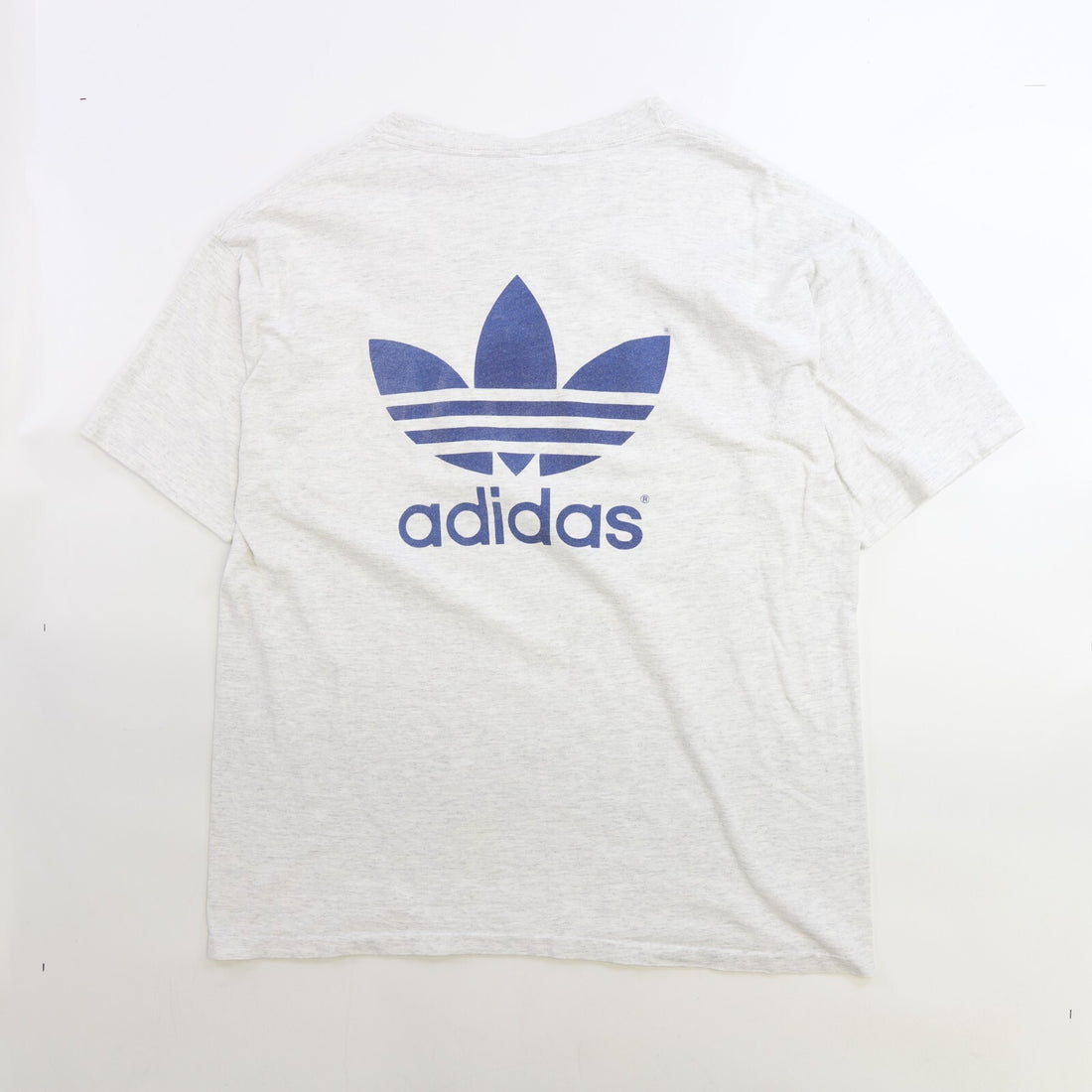 Vintage Adidas T-Shirt Size Large Double Sided 90s