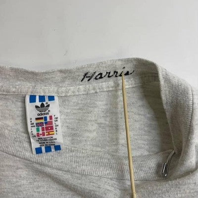 Vintage Adidas T-Shirt Size Large Double Sided 90s