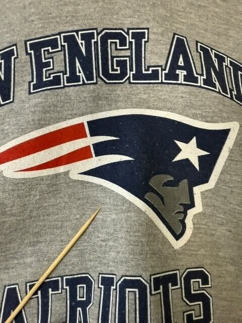 Vintage New England Patriots Sweatshirt Hoodie Size Large NFL