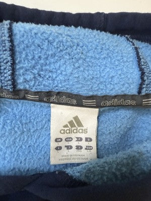 Vintage Adidas Sweatshirt Hoodie Size Large Blue