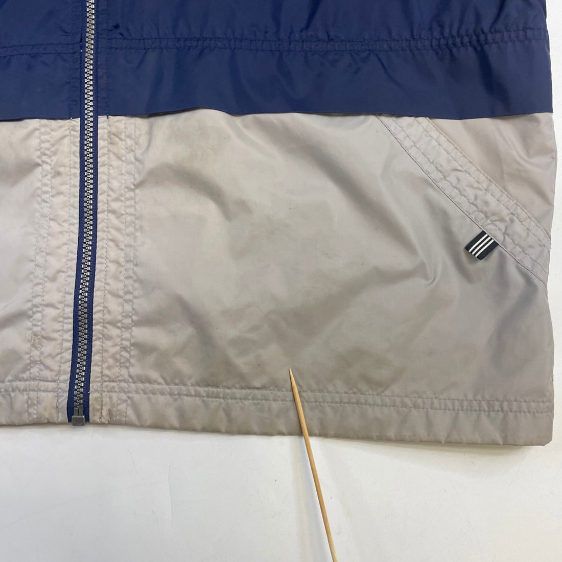 Vintage Adidas Windbreaker Light Jacket Size Medium Blue