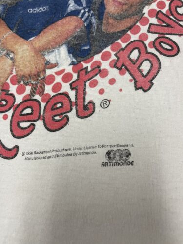 Vintage Backstreet Boys Artimonde T-Shirt Size XS Boy Band Tee 1996 90s