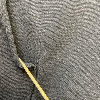 Carhartt Sweatshirt Hoodie Size Large Black Sleeve Spell Out