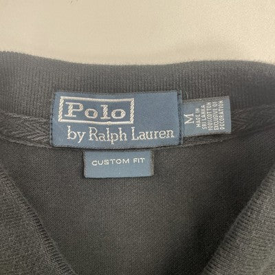 Vintage Polo Ralph Lauren Big Pony Rugby Shirt Size Medium Yellow Stripe