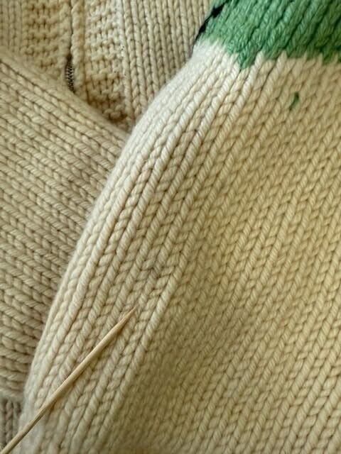 Vintage Golf Fore Wool Knit Cowichan Sweater Size Large