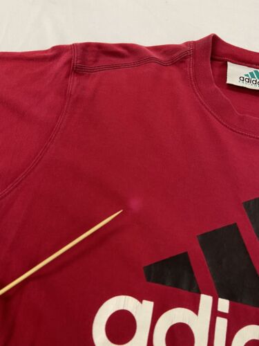 Vintage Adidas Equipment T-Shirt Size Medium Red 90s