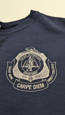 Vintage CEGEP John Abbot College Police Dept Russell Athletic Sweatshirt Small