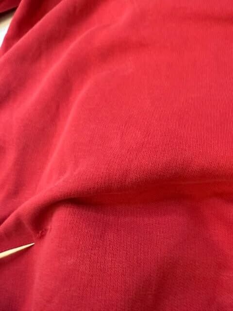 Vintage Nike Swoosh Sweatshirt Hoodie Size Medium Red