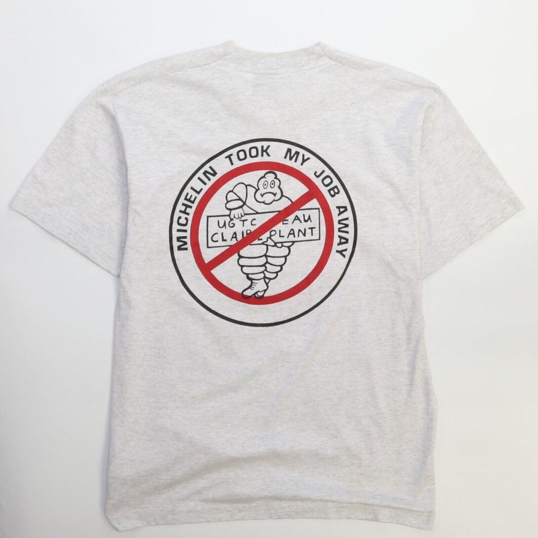 Vintage Michelin Took My Job Away T-Shirt Size Large 90s