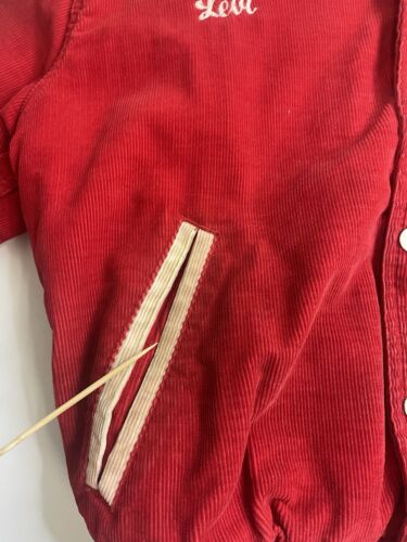 Vintage Riverside Cleansers Little League Corduroy Bomber Jacket Small 1989 80s