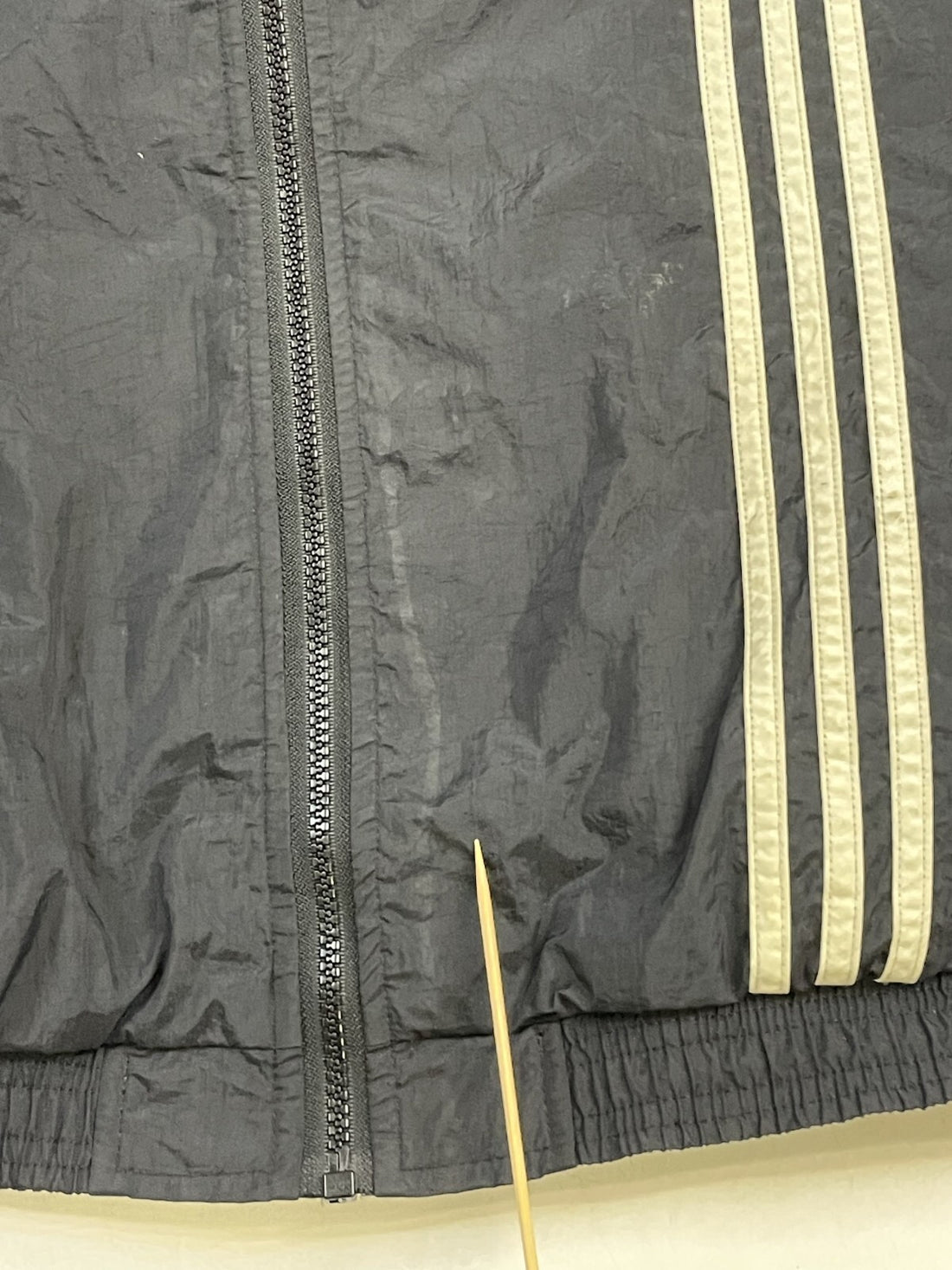 Vintage Adidas Windbreaker Light Jacket Size Medium Black