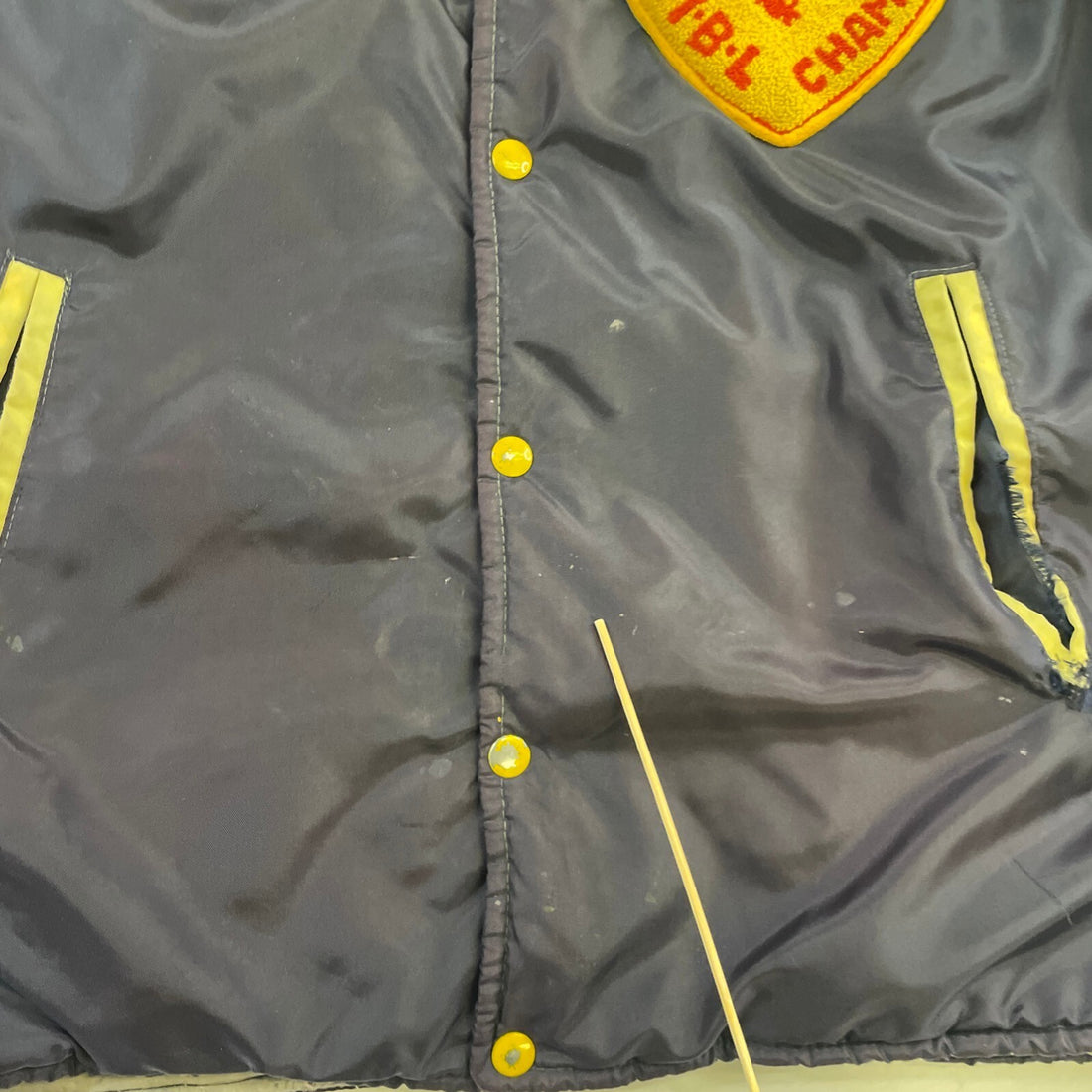 Vintage MIBL Champs Varsity Bomber Jacket Size Large 1970 70s