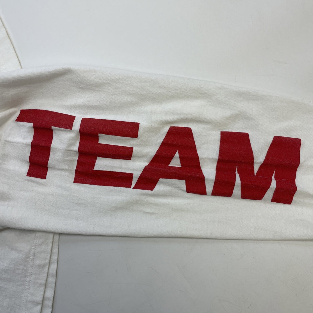 Vintage Team Adidas Mock Neck Long Sleeve T-Shirt Size XL White