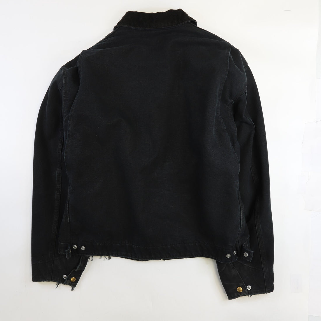 Carhartt Canvas Detroit Work Jacket Size XL Blanket Lined Black J001