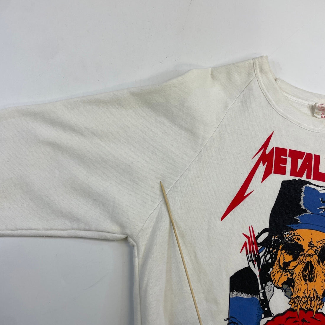 Vintage Metallica Crash Course In Brain Surgery Sweatshirt Medium Band 80s 90s
