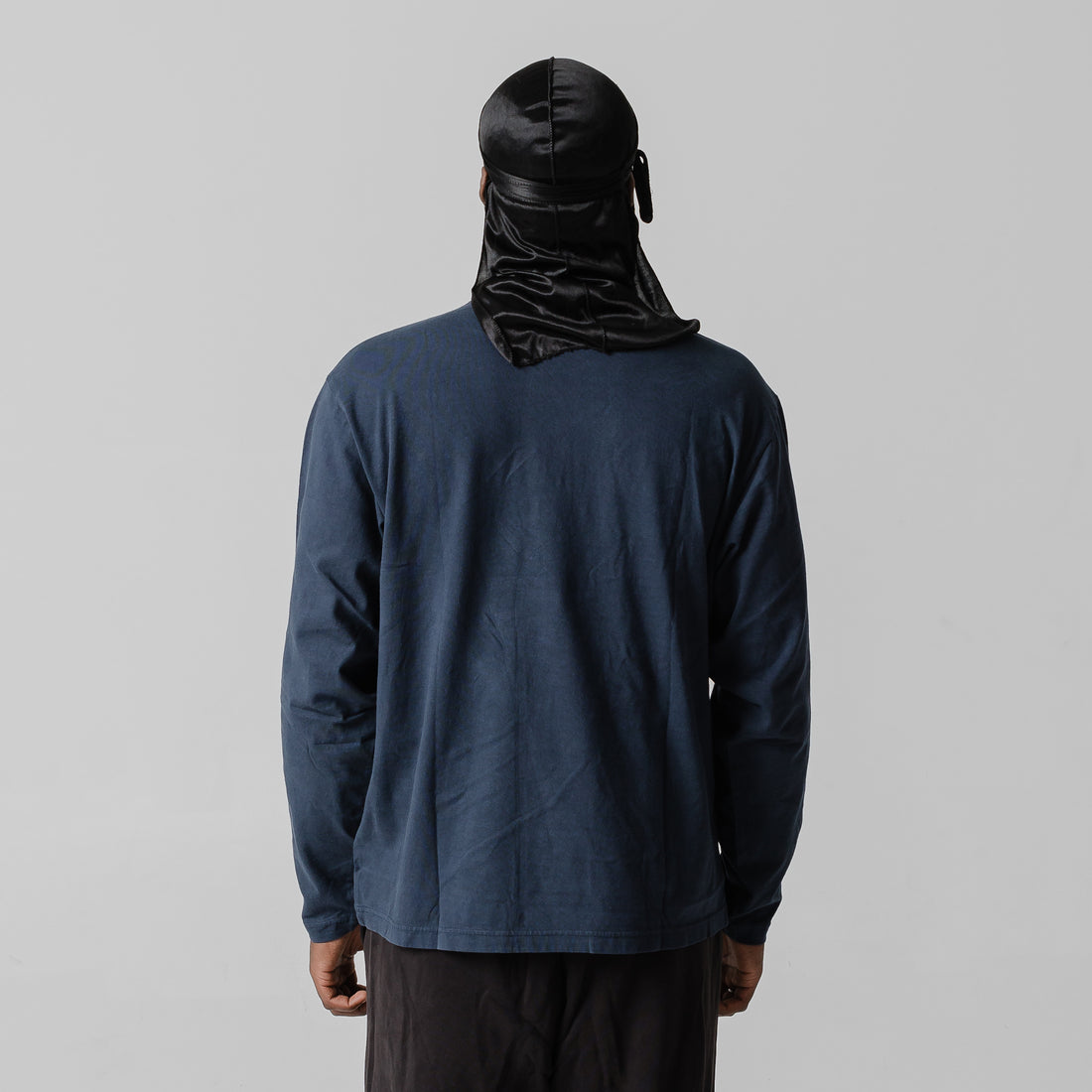 Yeezy Gap Unreleased Season Long Sleeve T-Shirt Navy Blue