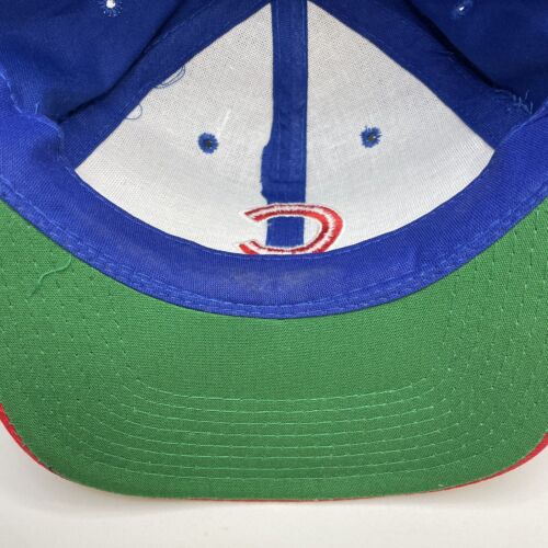 Vintage Chicago Cubs Pinstripe Starter Snapback Hat Cap OSFA 90s MLB