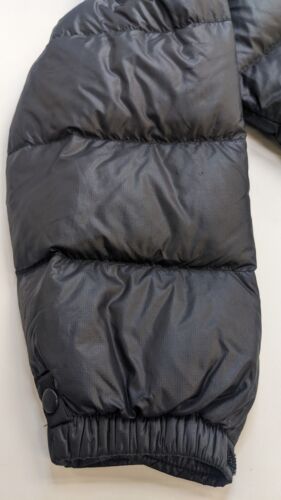 Vintage The North Face Nuptse Puffer Jacket Size Large Black Down Insulated