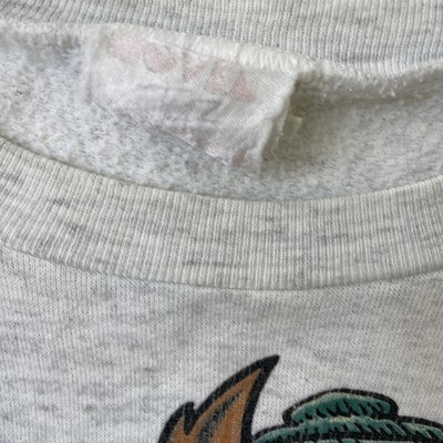 Vintage Taz Looney Tunes Hockey Crewneck Sweatshirt Size Medium 1994 90s