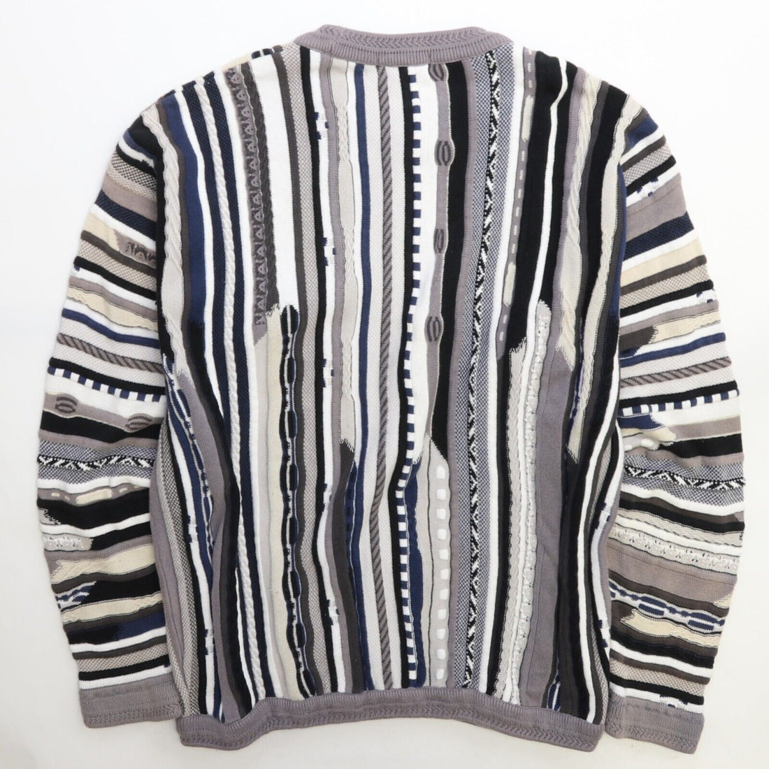 3D Knit Crewneck Sweater Size XL Coogi Style
