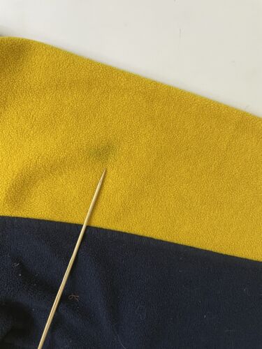 Vintage Tommy Hilfiger Fleece Jacket Size XL Yellow